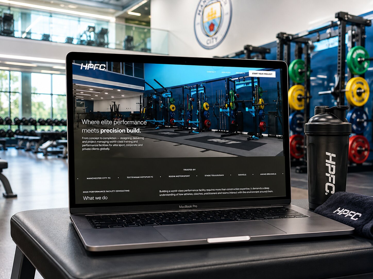 Modern website design example for a Warwickshire business
