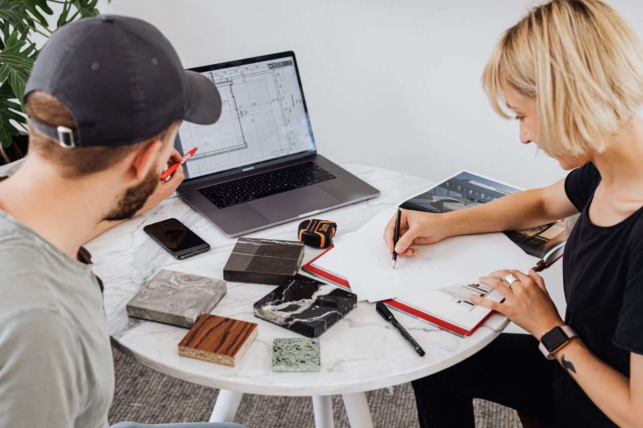 Business planning and reviewing website project requirements