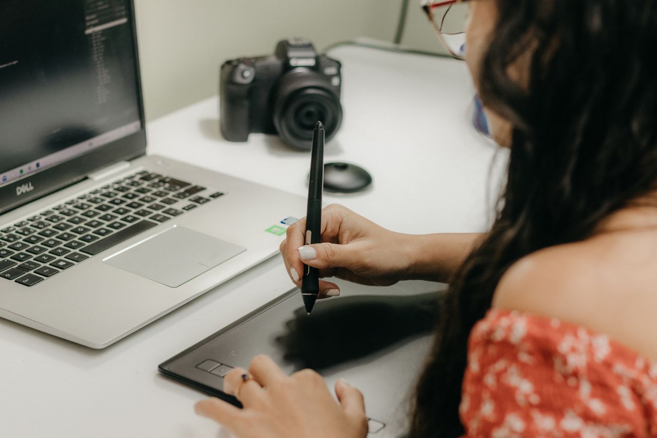 Creative website planning and design process